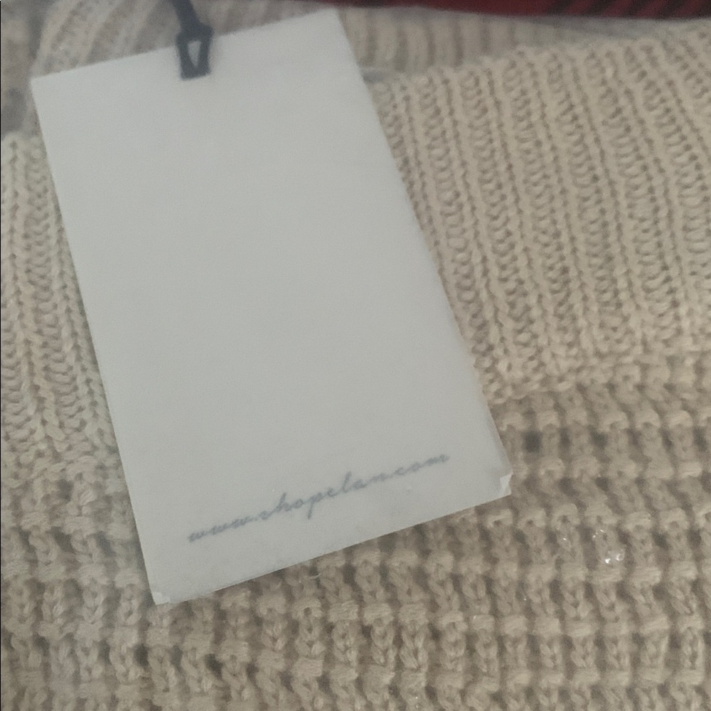 Elan Tan Crochet Wide-Leg Pants - Picture 4 of 4